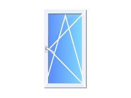 Окно ПВХ одностворчатое поворотно-откидное Grünhaus