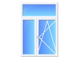 Окно ПХВ Т-образное KBE Expert 70